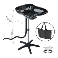Lavatório Portátil Compacto Preto