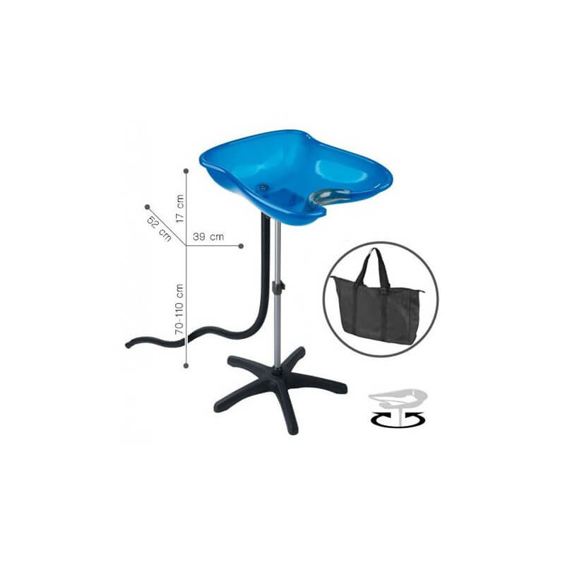 Wasbak Draagbaar Compact Blauw