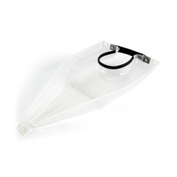 Bacia de lavagem de cabelo transparente portátil