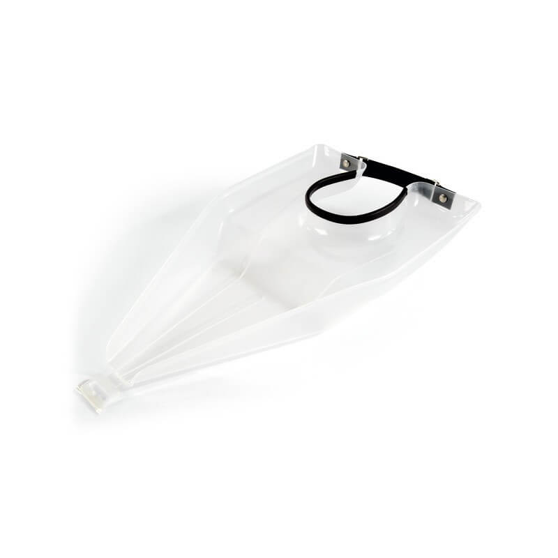 Portable transparent hair washing basin