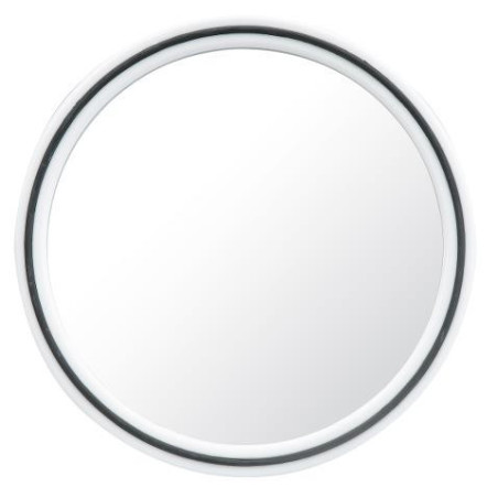 Magic round white mirror