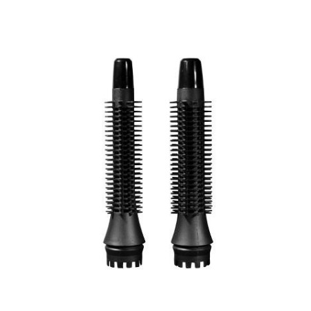 Blow-drying brush with 2 original tips