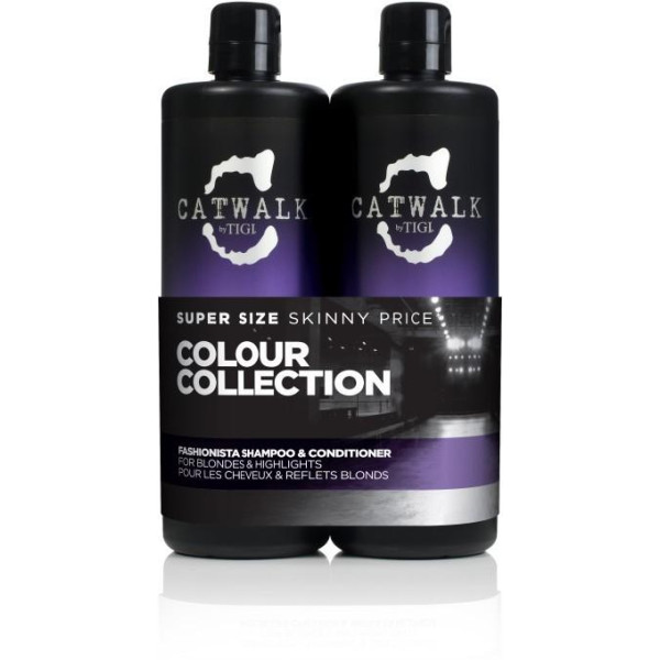 Pack Tigi Catwalk Fashionista Violet 2 X 750 ML Pack Tigi Catwalk Fashionista Violet 2 X 750 ML