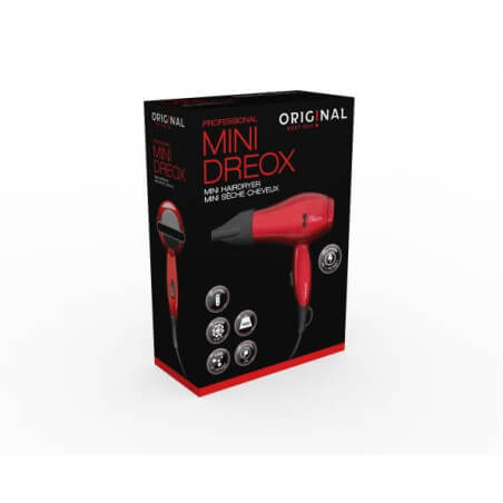 Secador de pelo mini Dréox Rojo 0440117