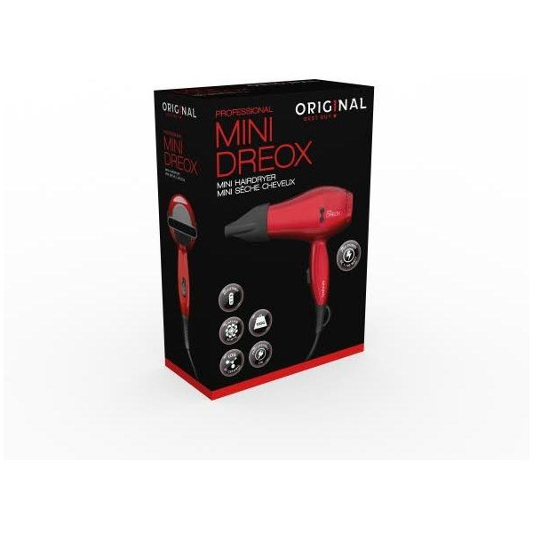 Mini-Secador de pelo rojo Dréox 0440117