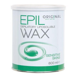 Pote de Cera Depilatória Wax para Peles Sensíveis 800g