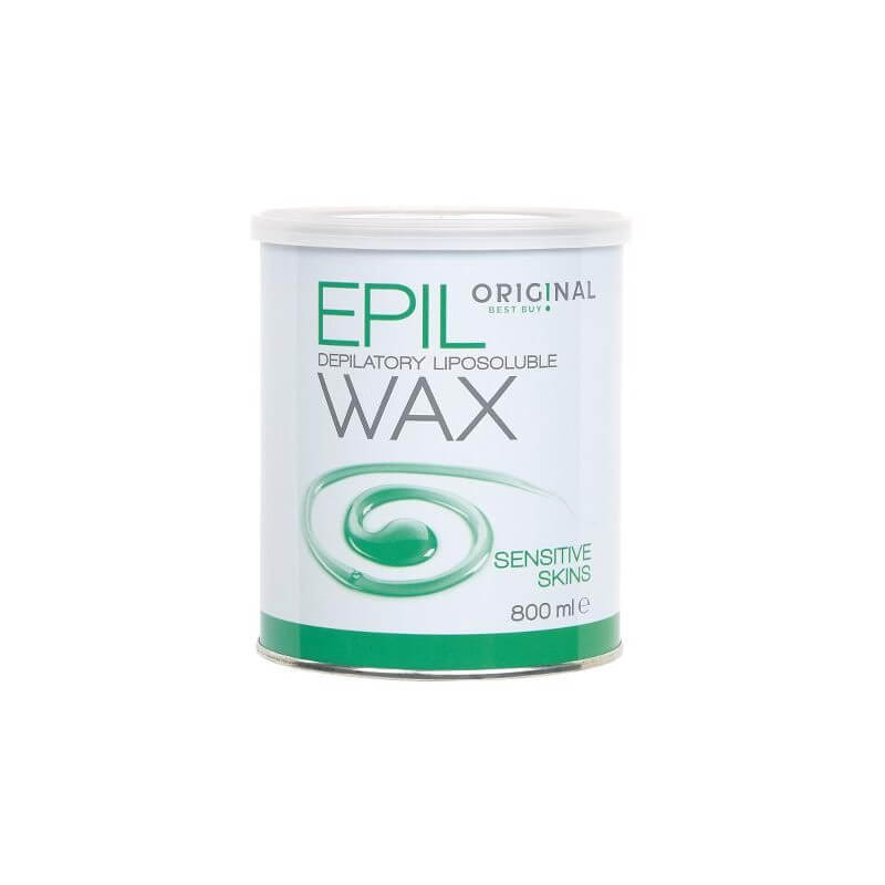 Pote de Cera Depilatória Wax para Peles Sensíveis 800g