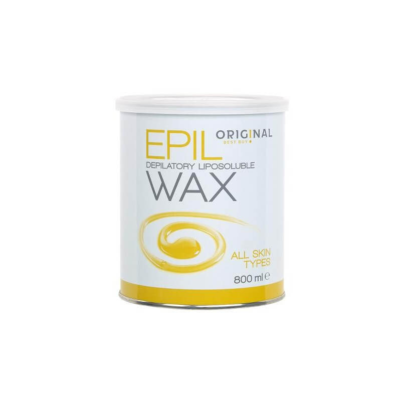 Pote de Cera Depilatória Wax para Todos os Tipos de Pele 800g