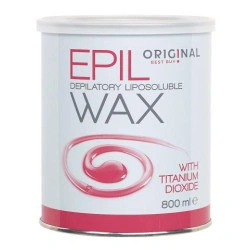 Pot Cire Epil Wax Rose Dioxyde titane 800 Grs
