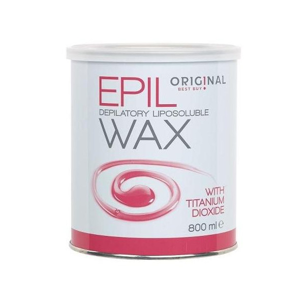 Pot Epil Rose Cera Cera Biossido di Titanio 800 Grs Pot Epil Rose Cera Cera Biossido di Titanio 800 Grs