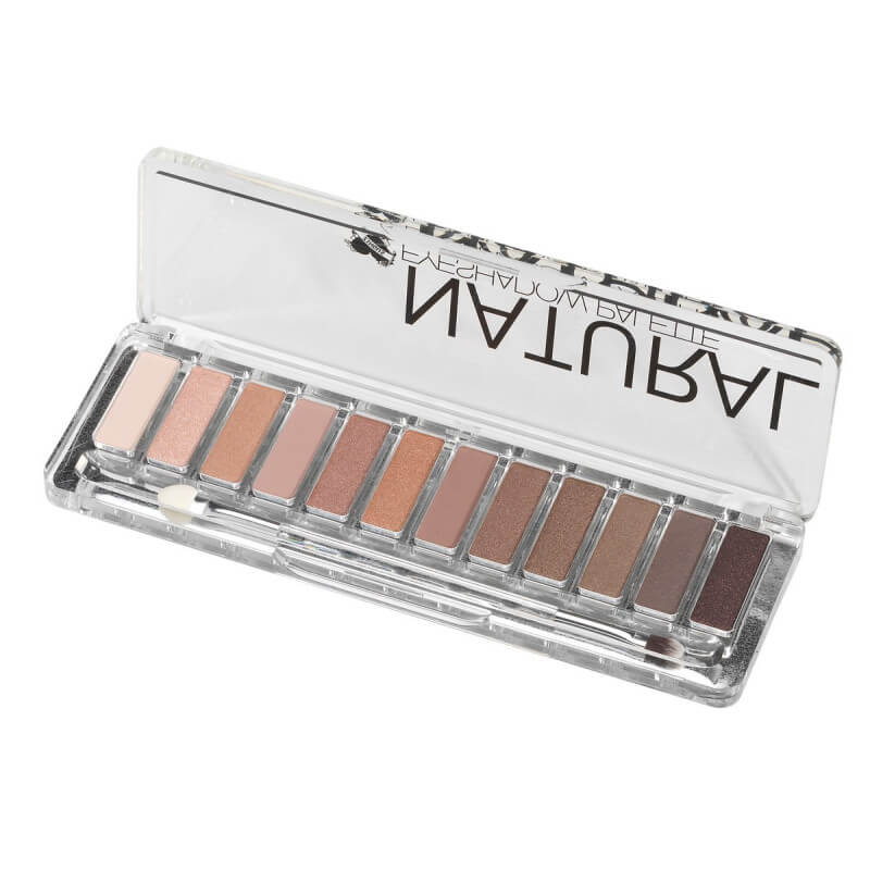 Paleta de Sombras de Olhos Naturais em Degradeê