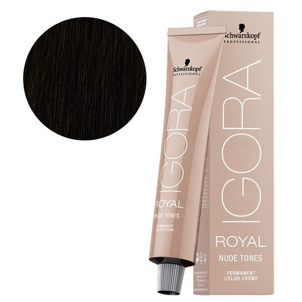 Igora Royal Nude Tones 4-46 chatain moyen beige marron 60 ML