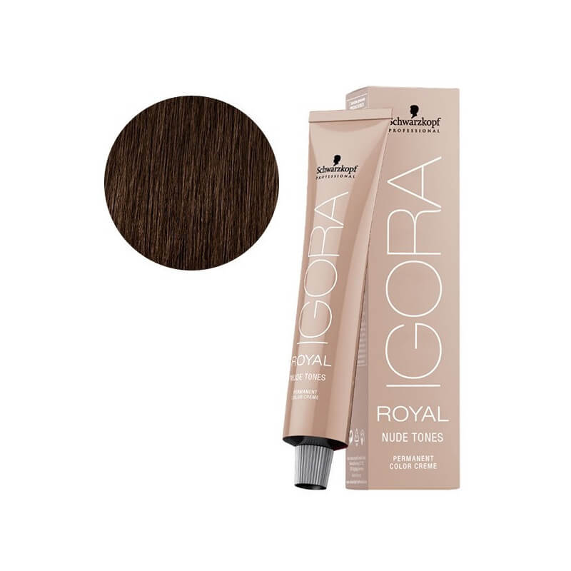 Igora Royal Nude Tones 6-46 Dunkelblond Beige Braun 60 ML