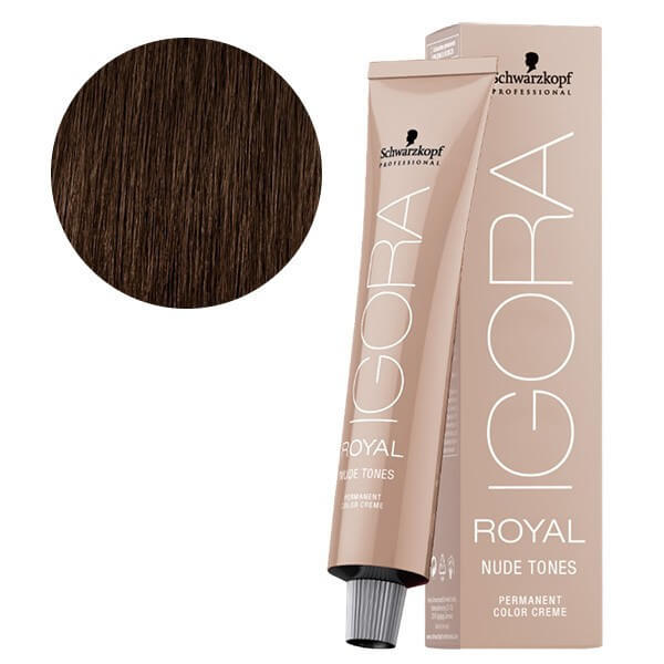 Igora Royal Nude Tones 6-46 donkerblond beige bruin 60 ML Igora Royal Nude Tones 6-46 donkerblond beige bruin 60 ML