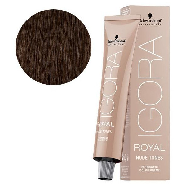 Igora Royal Nude Tone 6 46 Dunkelblond Braun Beige 60 Ml
