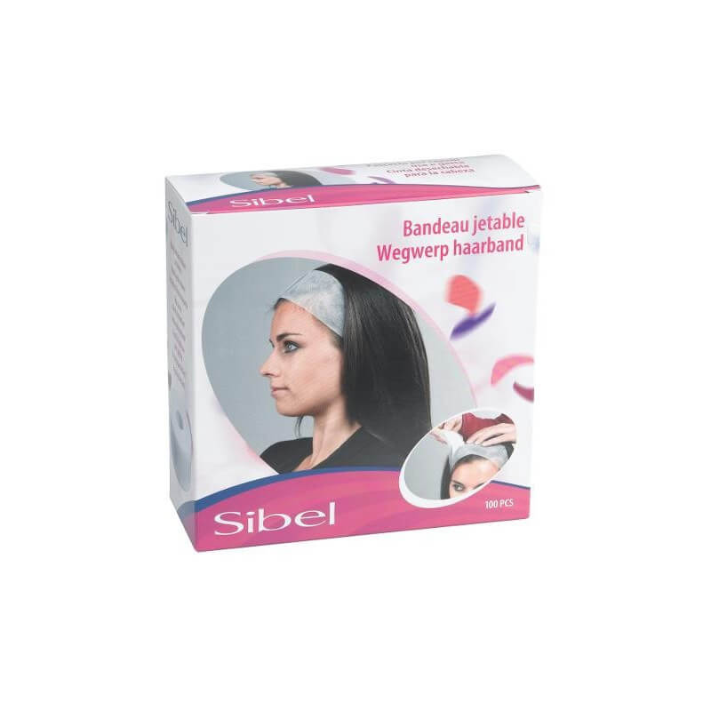 Box of 100 disposable headbands 7420291