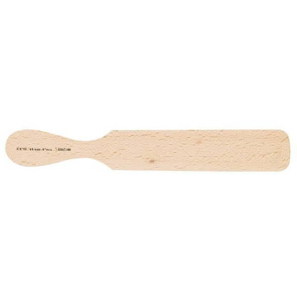 Rectangular wooden spatula for the legs