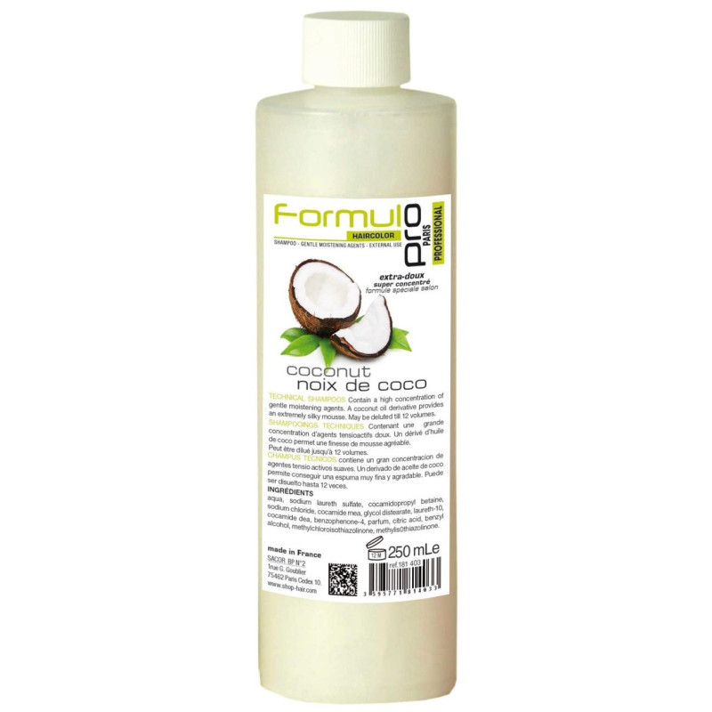 Professionelles Shampoo für häufiges Waschen, Kokosnuss, 250 ml.