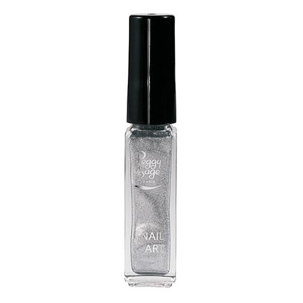 Varnish Nail Art Silver Metallic Peggy Sage 7 ML Varnish Nail Art Silver Metallic Peggy Sage 7 ML