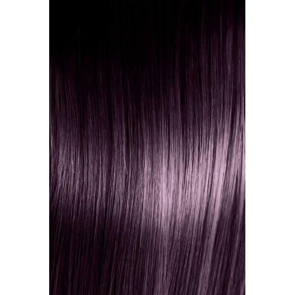 3.20 bedeutet, dass die Haarfarbe ein intensives kastanienfarbenes Violett ist.