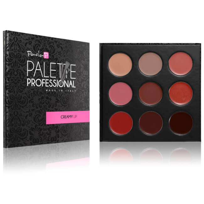 PaolaP Paleta de Labiales Compactos en Crema con 9 Tonos