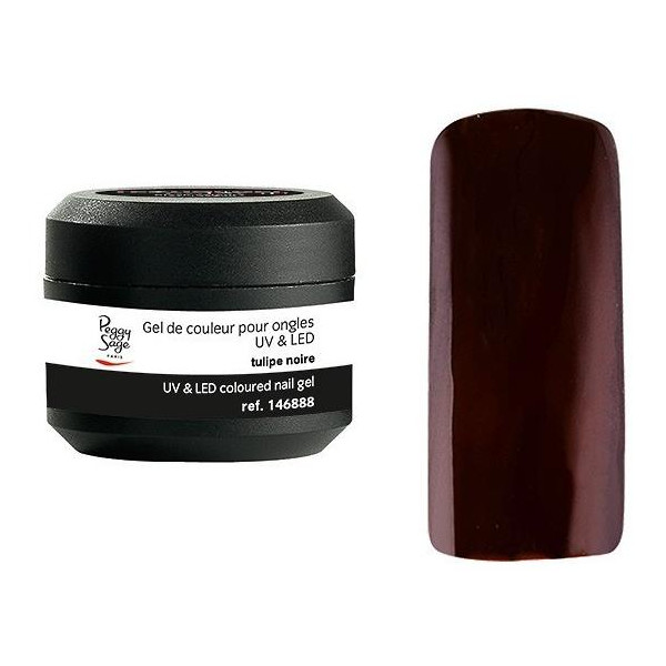 Gel UV techni color tulipe noire Peggy Sage Gel UV techni color tulipe noire Peggy Sage