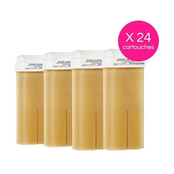 Pack 24 Disposable Honey Wax Cartridges Xanitalia