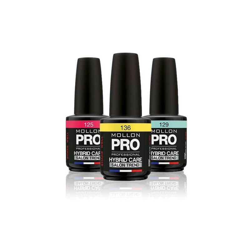 Hybrid Care Semi-Permanent Nail Polish Mollon Pro (Per Color)