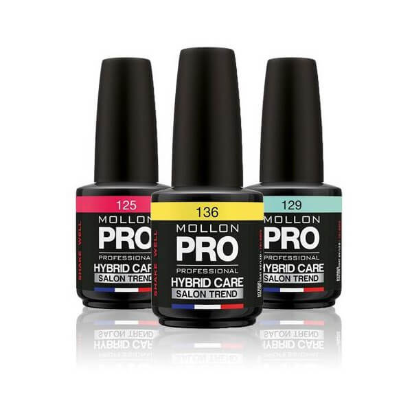 Hybrid Care Semi-Permanent Nail Polish Mollon Pro (Per Color)