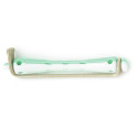 Bigoudis permanente vert/blanc court 6mm Sibel