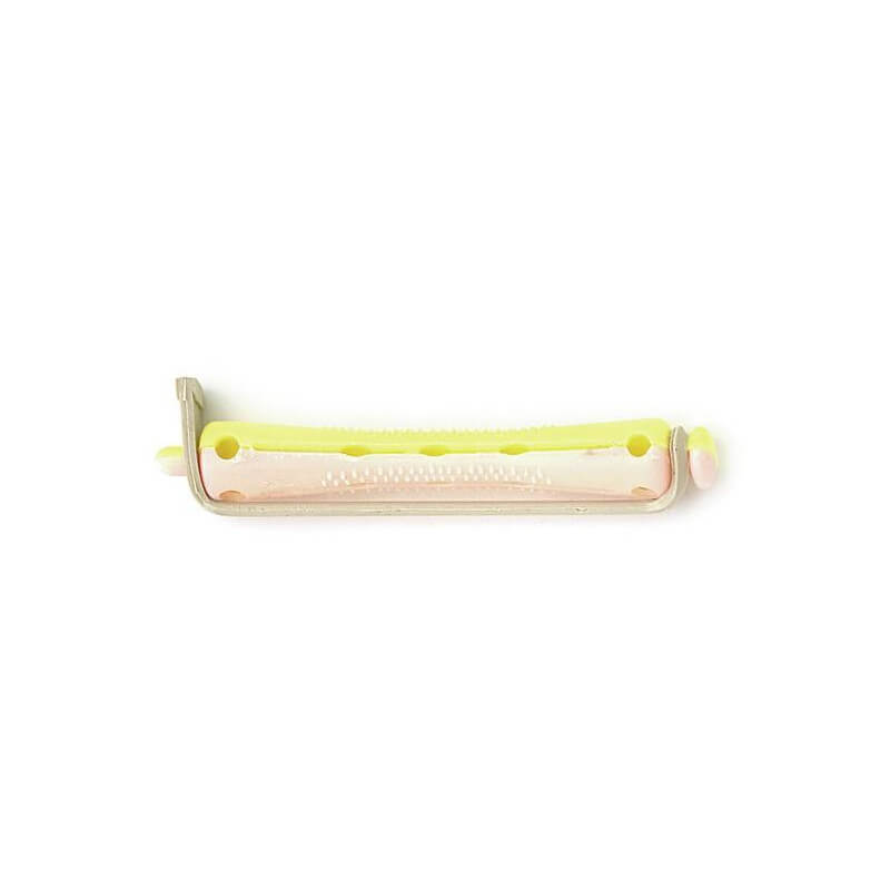 Bobes de permanente Amarelo/Rosa Curto 7mm