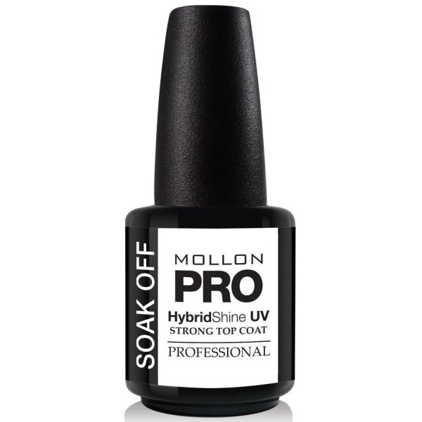 Top Coat Varnish Permanent Strong Top Coat Soak Off Mollon Pro 15 ml Top Coat Varnish Permanent Strong Top Coat Soak Off Mollon Pro 15 ml