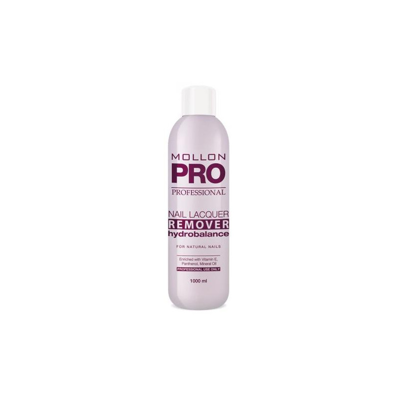 Hydrating Nail Lacquer Remover Hydrobalance by Mollon Pro 1000ml