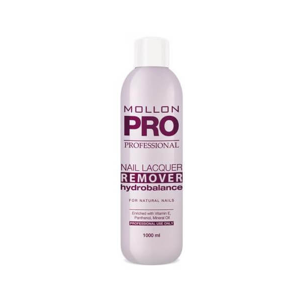 Dissolvant hydratant Nagellackentferner Hydrobalance Mollon Pro 1000ml