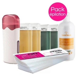 Pack Cire Xanitalia Miel/Chlorophylle Roll On