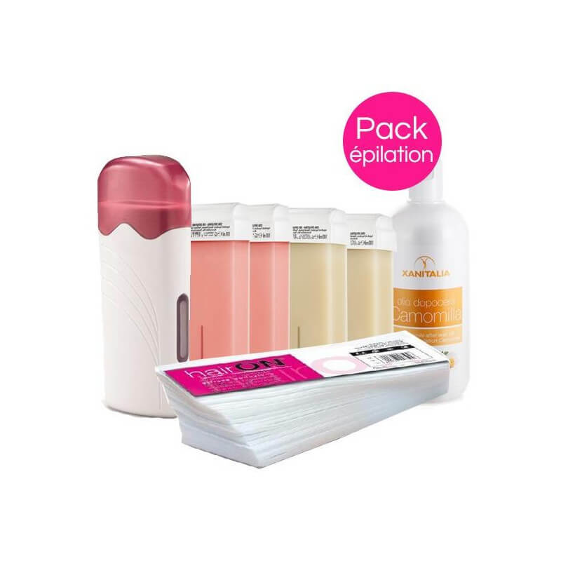 Pack Cire Xanitalia Rose/Nacrée Roll'On