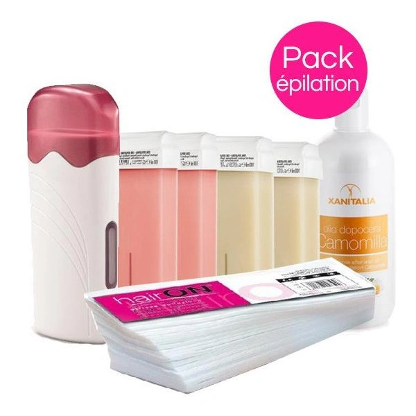 Pack Cire Xanitalia Rose/Nacrée Roll'On