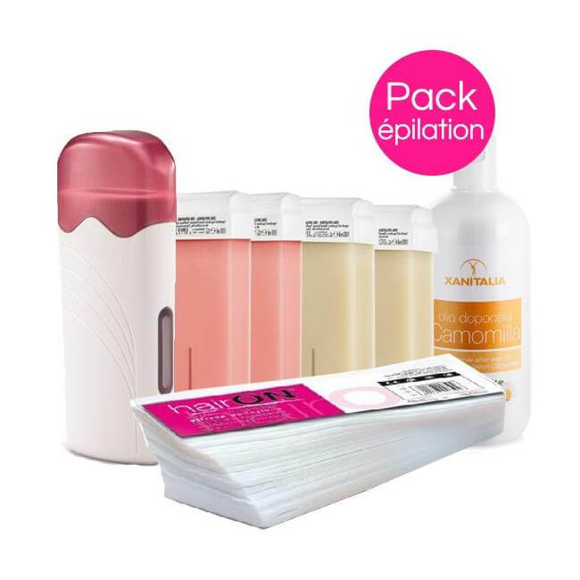 Pack Cire Roll'On Peaux Délicates Xanitalia Rose/Nacrée Roll'On