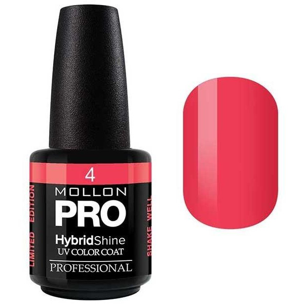 Vernis Semi-Permanent Hybrid Shine Mollon Pro 15ml Coral - 04