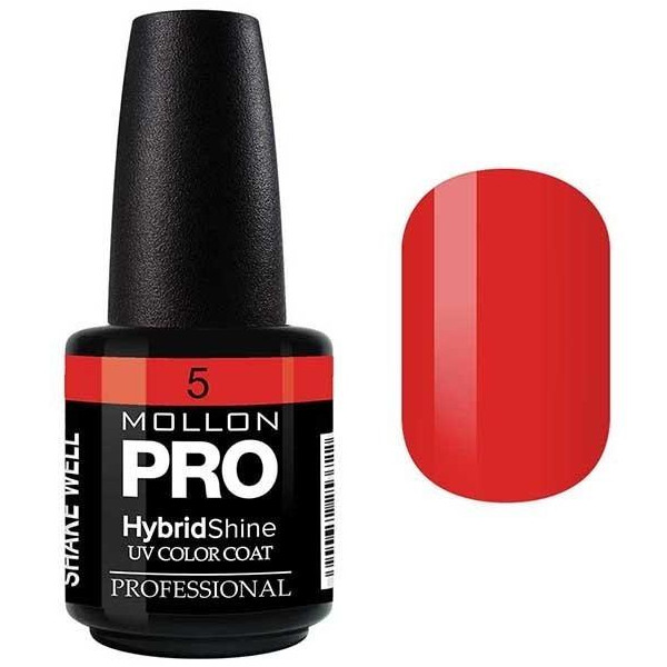 Semi-Permanent Glanz Lack Hybrid Mollon Pro 15ml Rubin - 05 Semi-Permanent Glanz Lack Hybrid Mollon Pro 15ml Rubin - 05