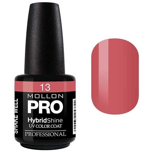 Vernis Semi-Permanent Hybrid Shine Mollon Pro 15ml Mauve - 13 Vernis Semi-Permanent Hybrid Shine Mollon Pro 15ml Mauve - 13
