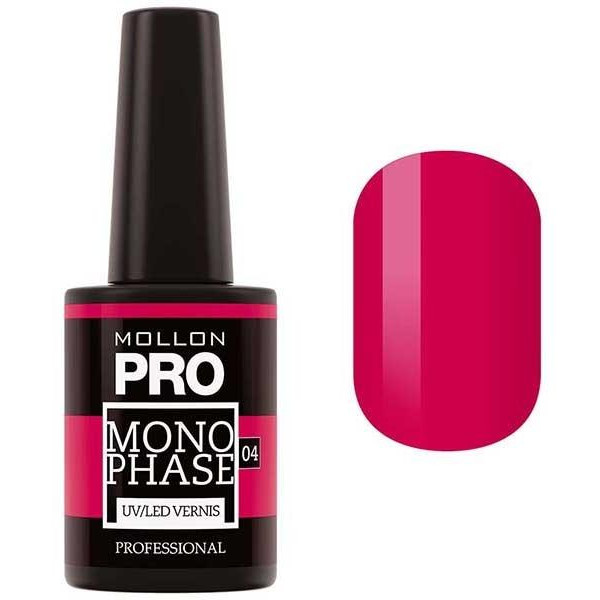Vernis Semi-Permanent Monophase Mollon Pro 10ml Adrianna - 04 Vernis Semi-Permanent Monophase Mollon Pro 10ml Adrianna - 04