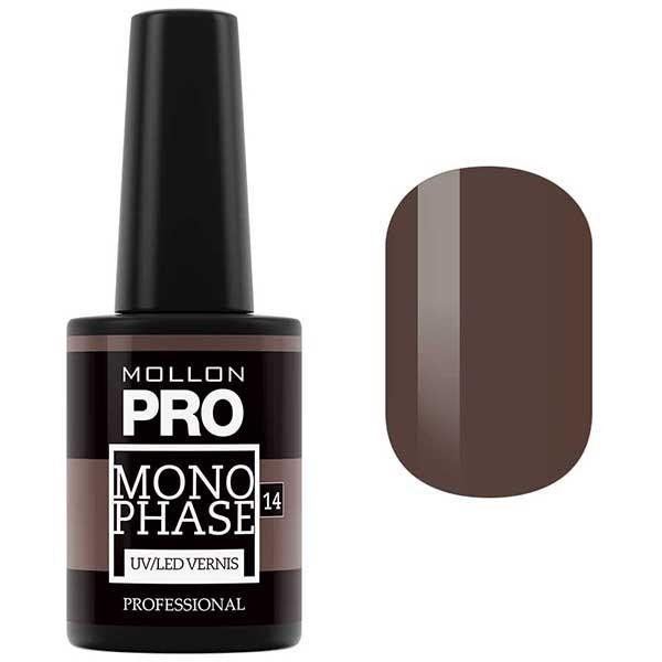 Varnish Semi-Permanent Monophase Mollon Pro 10ml Linda - 14 Varnish Semi-Permanent Monophase Mollon Pro 10ml Linda - 14