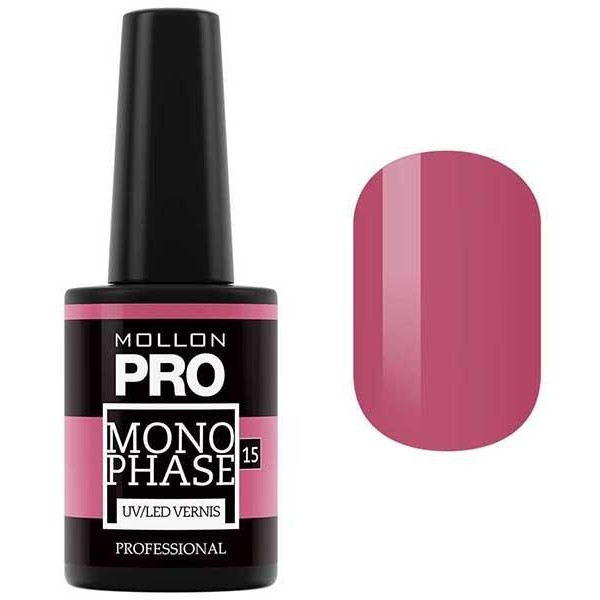 Varnish Semi-Permanent Monophase Mollon Pro 10ml Elle - 15 Varnish Semi-Permanent Monophase Mollon Pro 10ml Elle - 15
