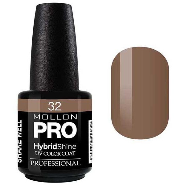 Vernis Semi-Permanent Hybrid Shine Mollon Pro Mocha - 32 Vernis Semi-Permanent Hybrid Shine Mollon Pro Mocha - 32