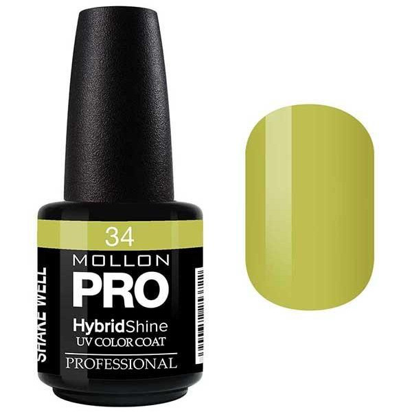 Semi-Permanent Varnish Hybrid Shine Mollon Pro 15ml Dahlia - 34 Semi-Permanent Varnish Hybrid Shine Mollon Pro 15ml Dahlia - 34