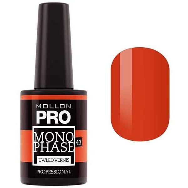 Semi-Permanent Lack Einphasenabformung Mollon Pro Annika 10ml - 43 Semi-Permanent Lack Einphasenabformung Mollon Pro Annika 10ml - 43