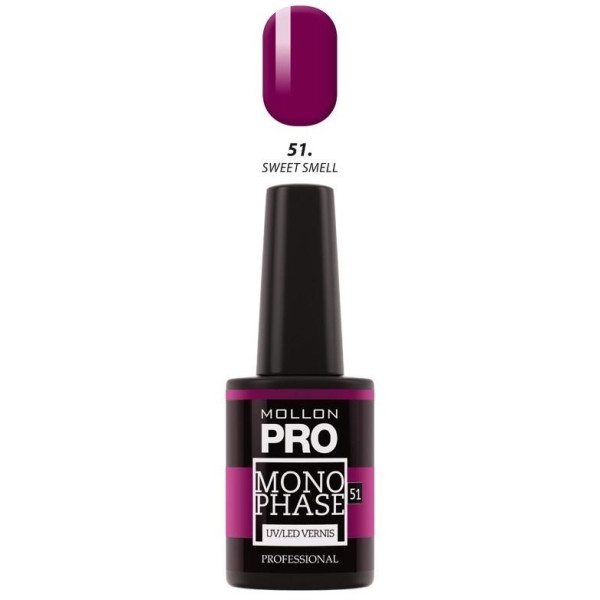Vernis Semi-Permanent Monophase Mollon Pro Sweet Smell - 51 Vernis Semi-Permanent Monophase Mollon Pro Sweet Smell - 51