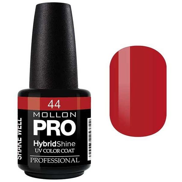 Vernis Semi-Permanent Hybrid Shine Mollon Pro 15ml Framboise Douce - 44 Vernis Semi-Permanent Hybrid Shine Mollon Pro 15ml Framboise Douce - 44