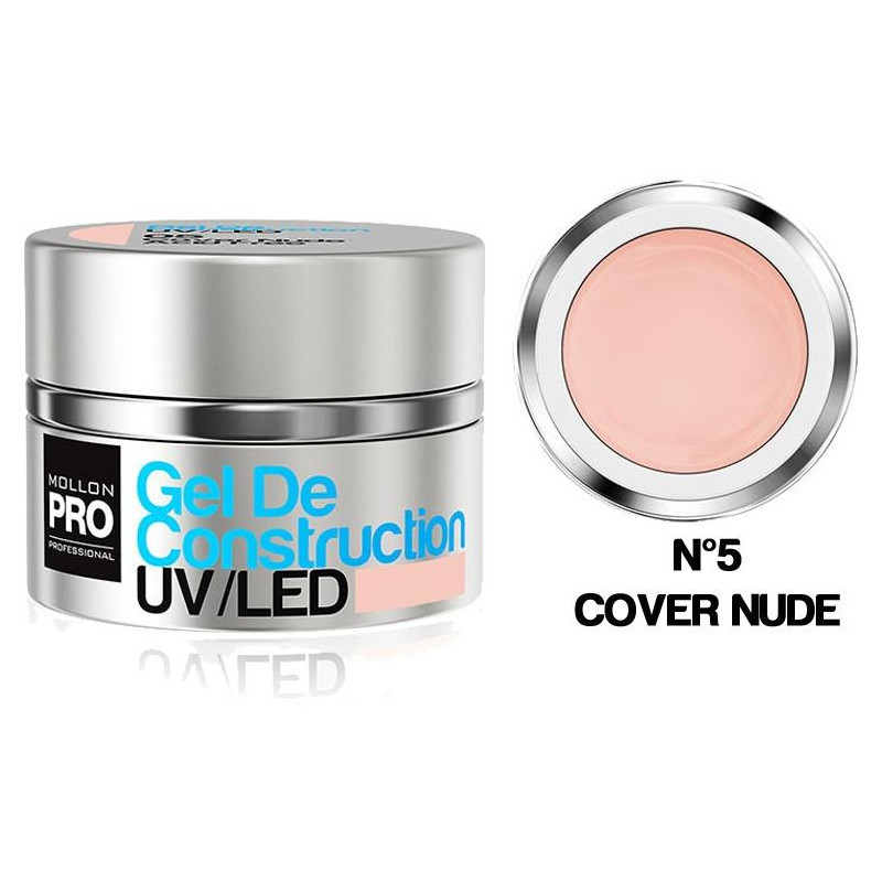 Gel di Costruzione UV/Led Mollon Pro 30 ml Cover Nude - 05